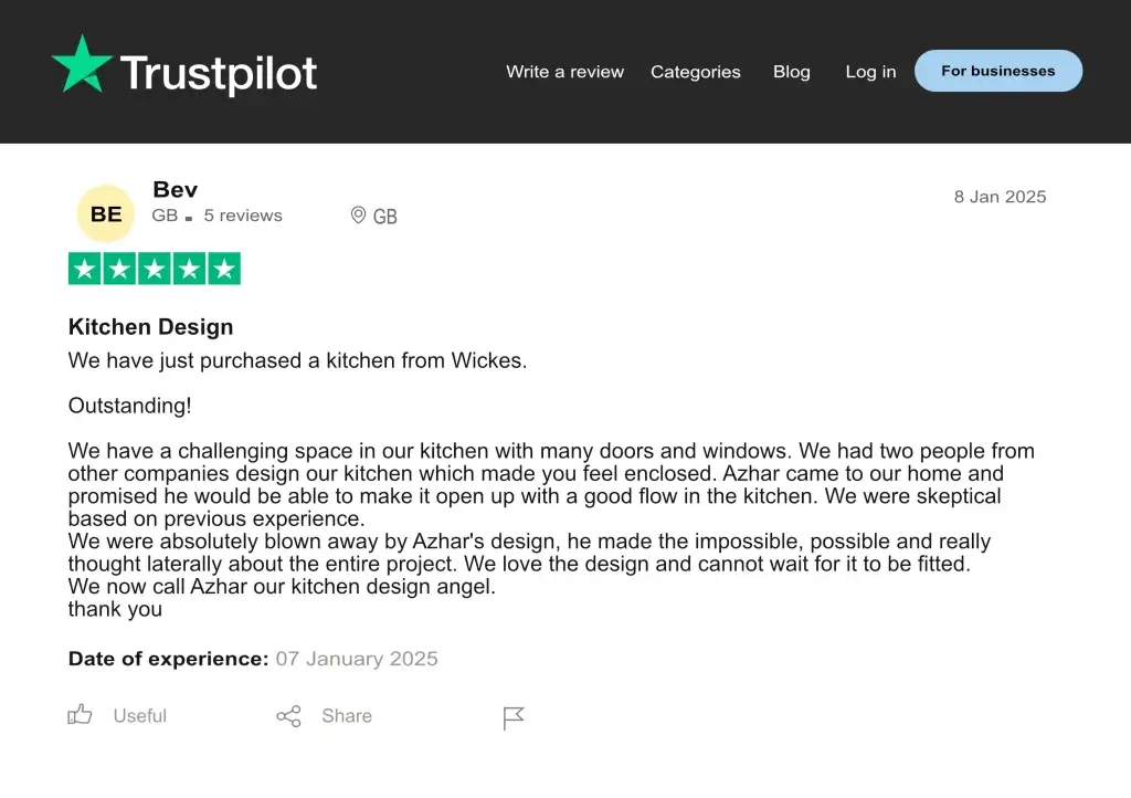 TrustPilot Reviews 1 TrustPilot Reviews https://mydesignsportfolio.co.uk/wp-content/uploads/2023/02/1-2-scaled.jpg bev AF Designs